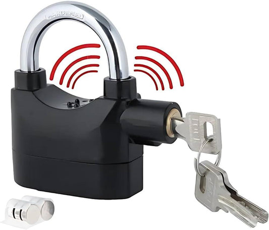 Heavy-Duty Anti-Theft Alarm Lock – 110dB Security Padlock