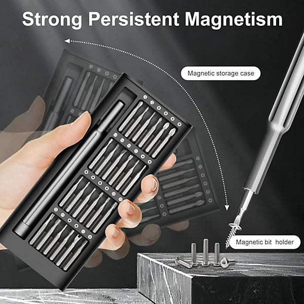 24-in-1 Portable Precision Screwdriver Set – Magnetic Multi-Tool Kit