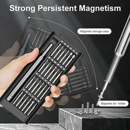 24-in-1 Portable Precision Screwdriver Set – Magnetic Multi-Tool Kit