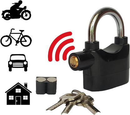 Heavy-Duty Anti-Theft Alarm Lock – 110dB Security Padlock