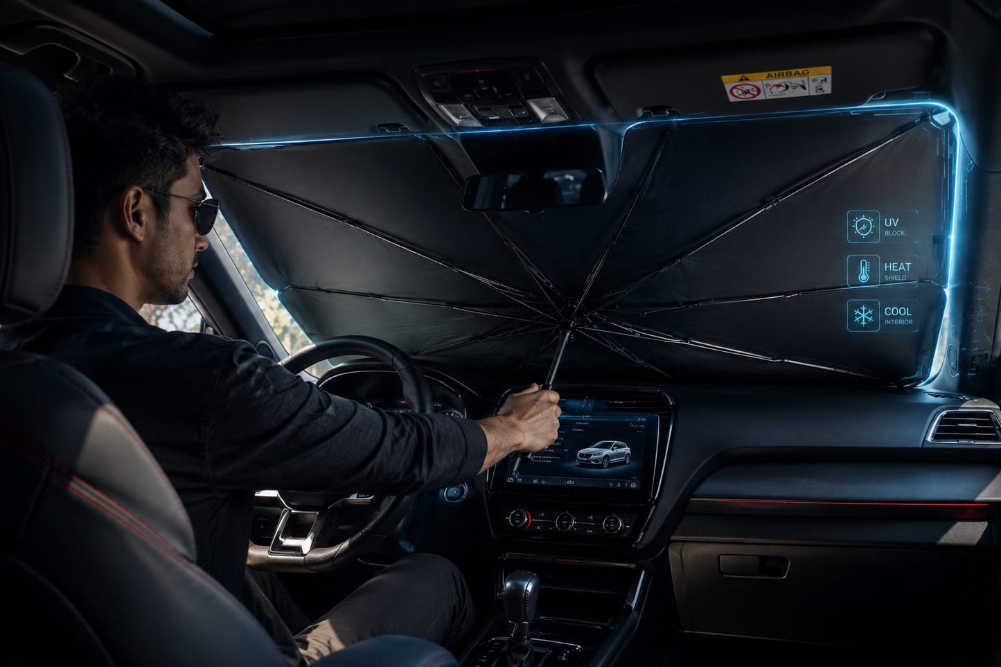 Car Windshield Umbrella