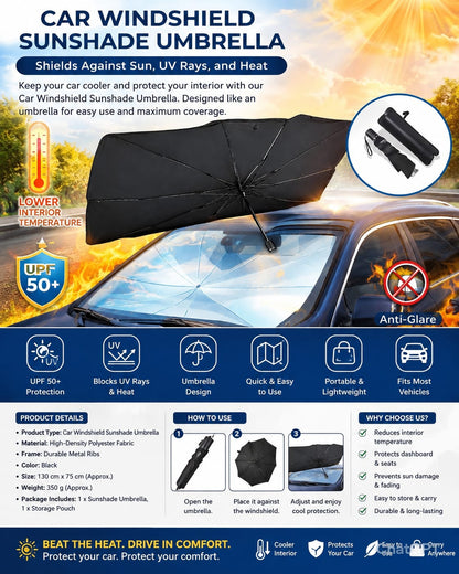 Car Windshield Umbrella