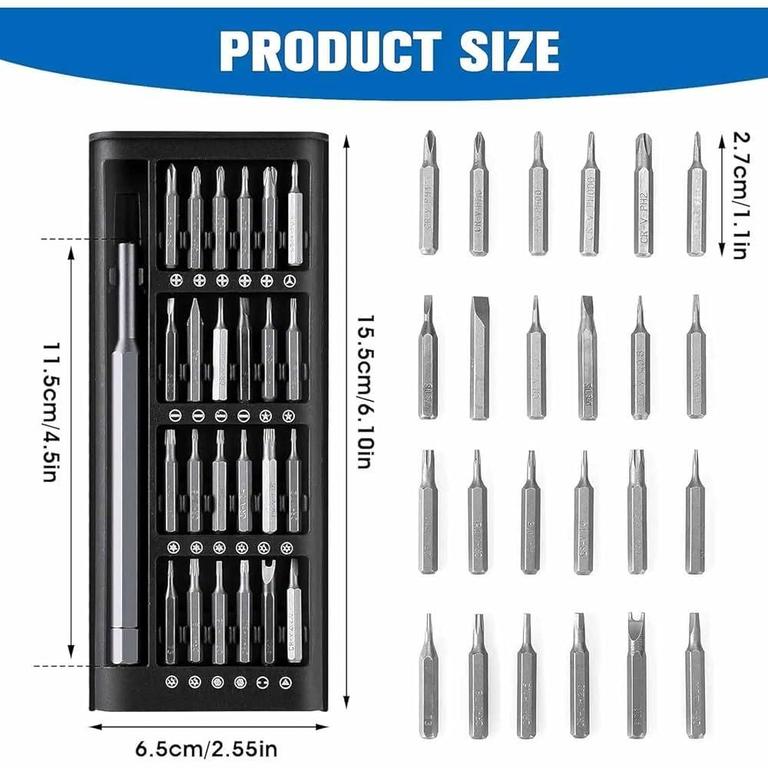 24-in-1 Portable Precision Screwdriver Set – Magnetic Multi-Tool Kit