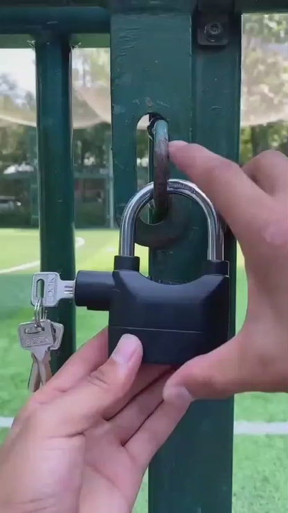 Heavy-Duty Anti-Theft Alarm Lock – 110dB Security Padlock